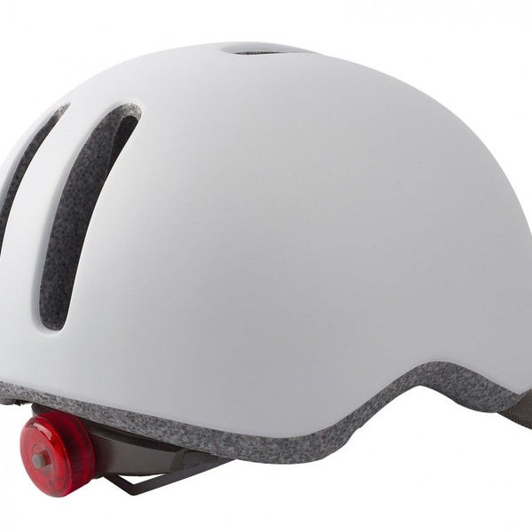 polissport helmet commuter matt white/grey l 58-61cm