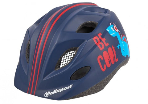 Polisport junior premium bicycle helmet s 52-56cm be cool blue