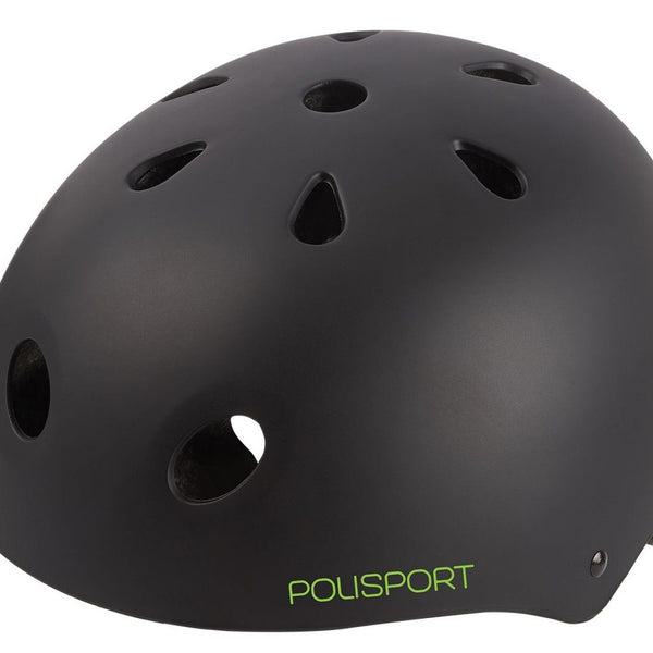 Polisport urban radical bicycle helmet s 53-55cm graffiti black/green