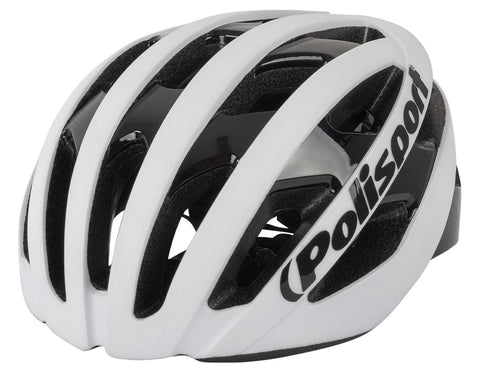 polisport light pro bicycle helmet m 52-58cm matt white/black