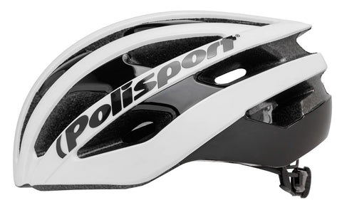 polisport light pro bicycle helmet m 52-58cm matt white/black