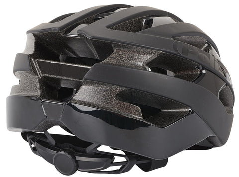 polisport light pro bicycle helmet l 58-62cm matt black/black