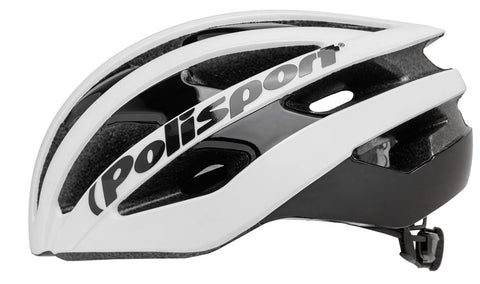 polisport light pro bicycle helmet l 58-62cm matt white/black