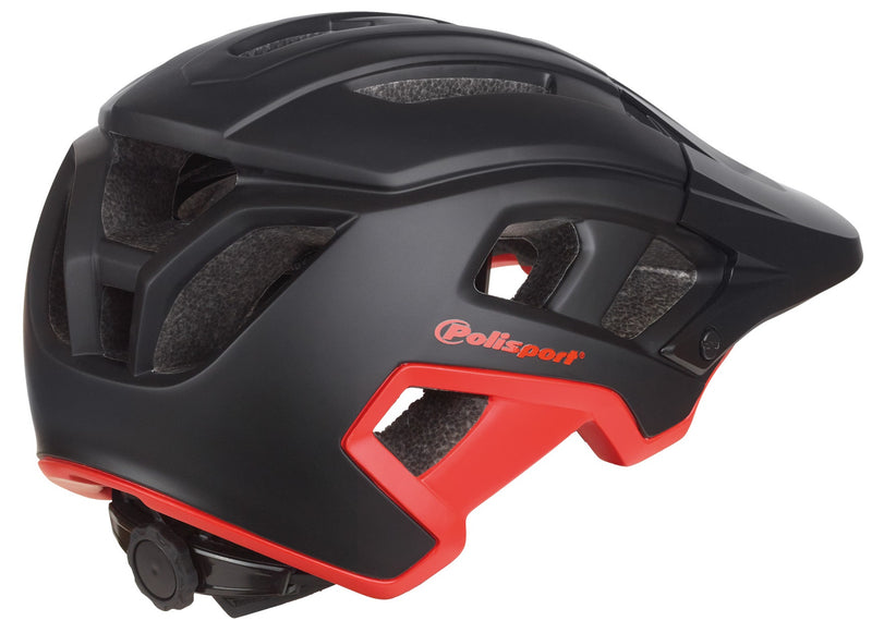 Load image into Gallery viewer, Polisport mountain pro fietshelm l 58-61cm zwart rood
