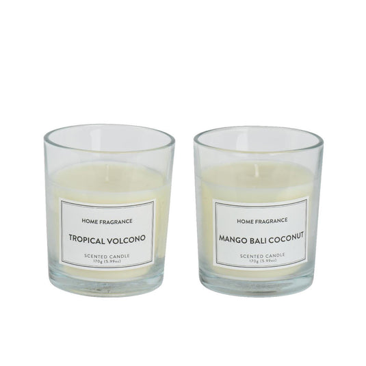 Decoris geurkaars in doos ø8,5xh10,5cm 2 assorti