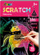 Avenir scratch art boek mini a6 - eenhoorns - 15 pagina's - 3 jaar