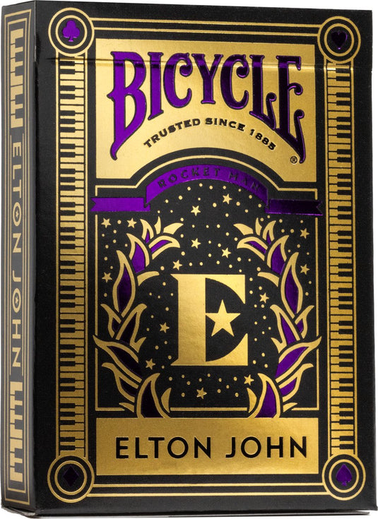 Bicycle elton john - premium speelkaarten - poker - rocket man - music merchandise - official licensed - collectible