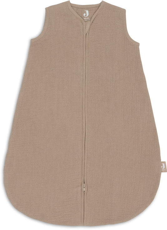 Jollein newborn slaapzak zomer hydrofiel 60cm - biscuit - zomerslaapzak