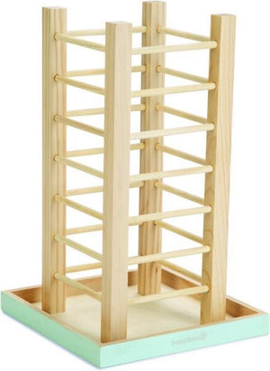 Beeztees houten hooicontainer denga mint - knaagdier
