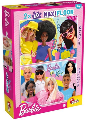Lisciani barbie puzzle maxifloor 2 x 60