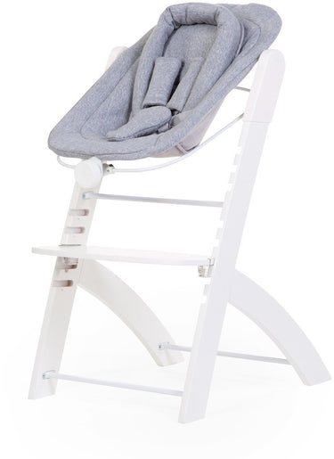 Childhome evosit newborn zitje – inclusief jersey hoes – wit grijs – voor evosit lambda 3 – vanaf 0 maanden