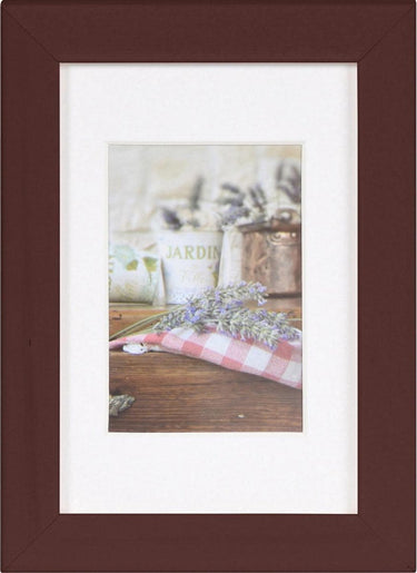 Henzo fotolijst - - jardin - fotomaat 10x15 cm - donkerbruin