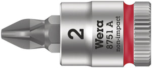 Wera 8751 a zyklop bit dop-combinatie met 1 4 aandrijving , ph 1 x 28 mm - 1 stuk(s) - 05003350001