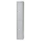 Locker 2 compartimenten clk182 30,5x45,7x180,2cm zilvergrijs