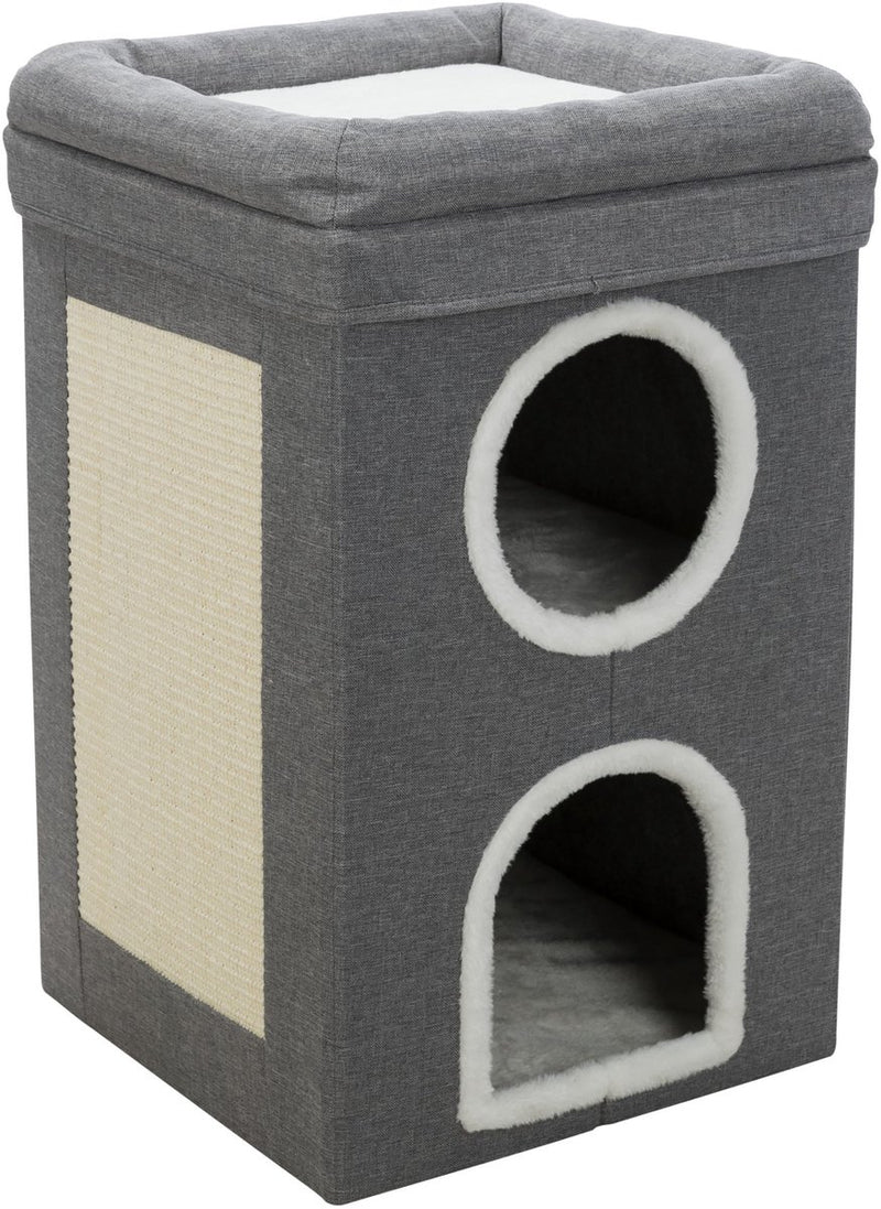 Load image into Gallery viewer, Trixie krabpaal cat tower saul grijs
