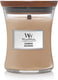Woodwick hourglass medium geurkaars - cashmere - 60 branduren