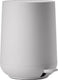 Zone denmark nova pedaalemmer - prullenbak badkamer softclose - afvalemmer klein - toilet badkamer accessoires - kunststof - 3 liter - 23,5 x 20,5 cm - gulliter grey (grijs)