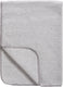 Meyco baby uni wiegdeken - geweven - grey melange - 75x100cm - 1.0 tog