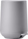 Zone denmark nova pedaalemmer - prullenbak badkamer softclose - afvalemmer klein - toilet badkamer accessoires - kunststof - 3 liter - 23,5 x 20,5 cm - gulliter grey (grijs)