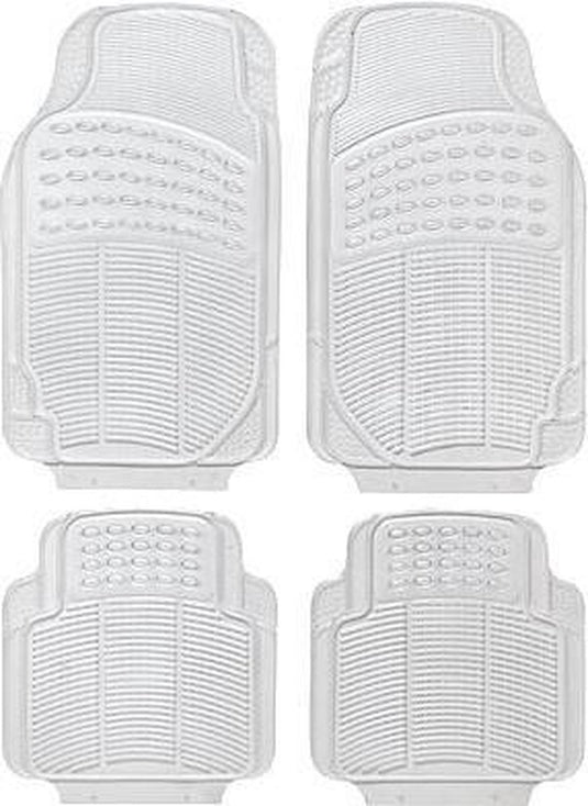 Car plus automattenset continental uni pvc transparant 4-delig