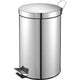 Pedaalemmer 40x25cm 12l zilver