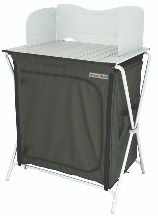 Eurotrail keukenkast chur 85 cm aluminium polyester groen