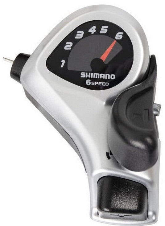 Shimano fiets versteller rechts 6 speed st-tx50 - zwart zilver