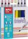 Apli kids stripes stiften 8 stuks