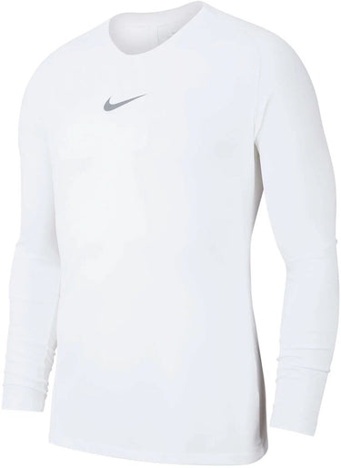 Nike park dry first layer shirt thermoshirt - maat xxl - mannen - wit grijs