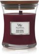 Woodwick hourglass medium geurkaars - black cherry - 60 branduren