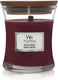 Woodwick hourglass medium geurkaars - black cherry - 60 branduren