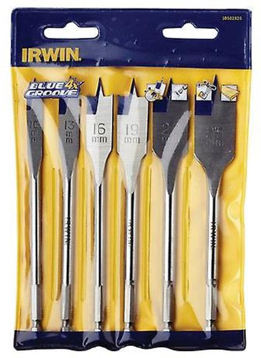 Irwin blue groove speedboor 4x, 6-delige set: 10 13 16 19 22 25 mm - 10502826