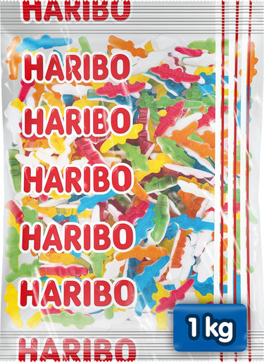 Haribo krokodillen - snoep met schuim - 1kg zak