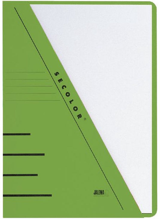 Jalema secolor insteekmap - pak 10 stuks - groen