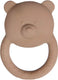 Jollein bijtring rubber teddy bear - biscuit