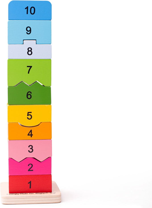 Bigjigs toys bigjigs number tower