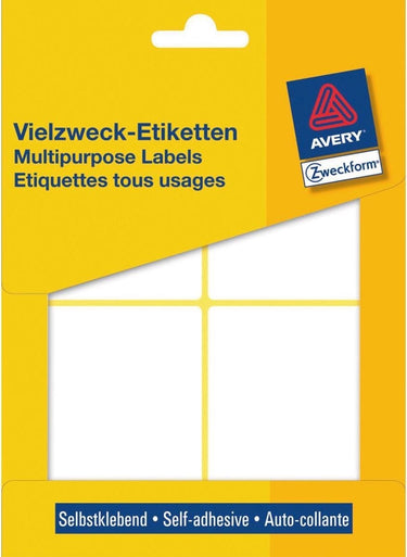 Avery huismerk 3330 handmatige etiket 80x54mm wit
