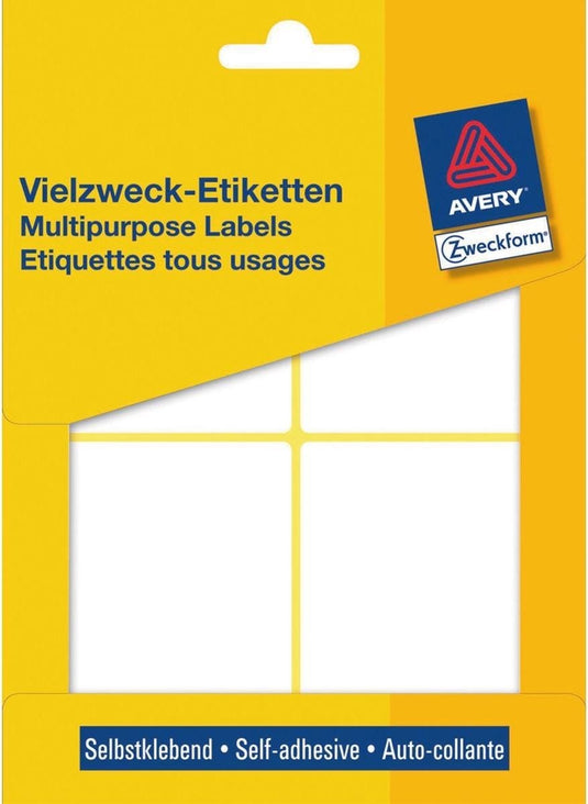 Avery huismerk 3330 handmatige etiket 80x54mm wit