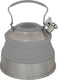 Eurotrail opvouwbare waterketel 2l - camping fluitketels - grijs