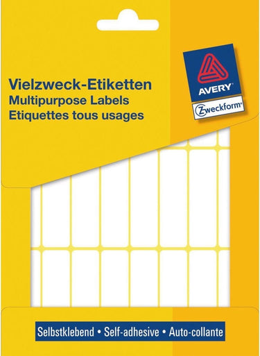 Avery huismerk 3336 handmatige etiket 50x14mm wit