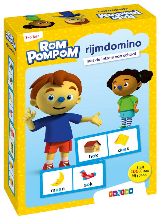 Zwijsen rompompom - rompompom rijmdomino