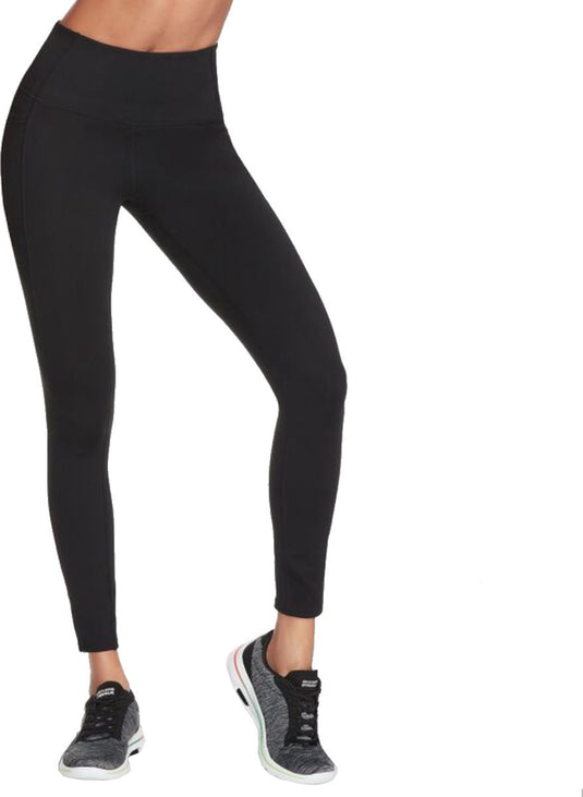 Skechers gowalk hw legging ii dames legging - zwart