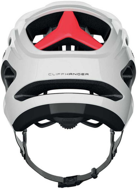 Abus cliffhanger mips - mtb helm shiny white l (57 - 61 cm)