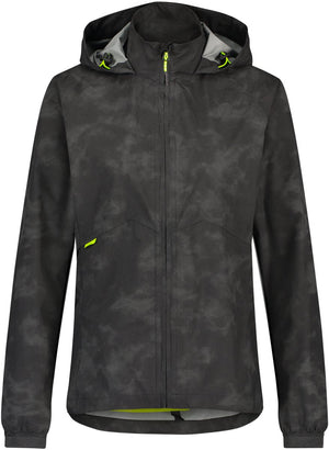 Agu compact regenjas commuter dames - zwart - reflecterend