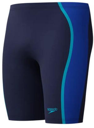 Speedo solid splice jammer heren sportzwembroek - marine blauw