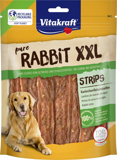 Vitakraft rabbit xxl filet strips hond - hondensnack - 250 gram