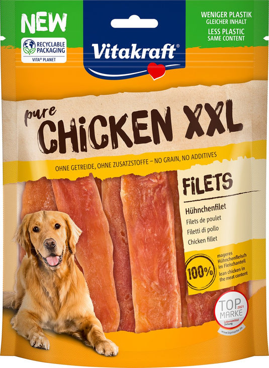 Vitakraft pure chicken xxl kipfilet - 250 gram