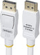 Startech 1,8m vesa gecertificeerde displayport 1.2 kabel, wit, 4k 60hz, vergrendelbare dp connectors, dp 1.2 kabel