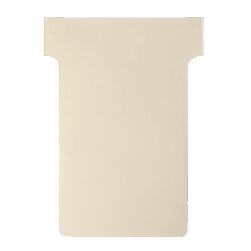 T-insteekkaarten voor plannings karton 170g m2 60x15x85x48,5mm beige