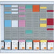 Nobo t-kaart weekplannerset - 7 kolommen - 54 sleuven